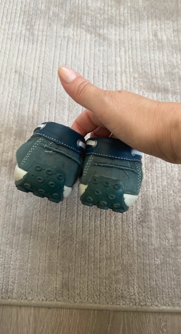 Erkek Çocuk yeşil hakiLoafer Ayakkabı - Görsel 4