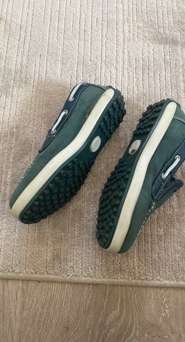 Erkek Çocuk yeşil hakiLoafer Ayakkabı - Görsel 2