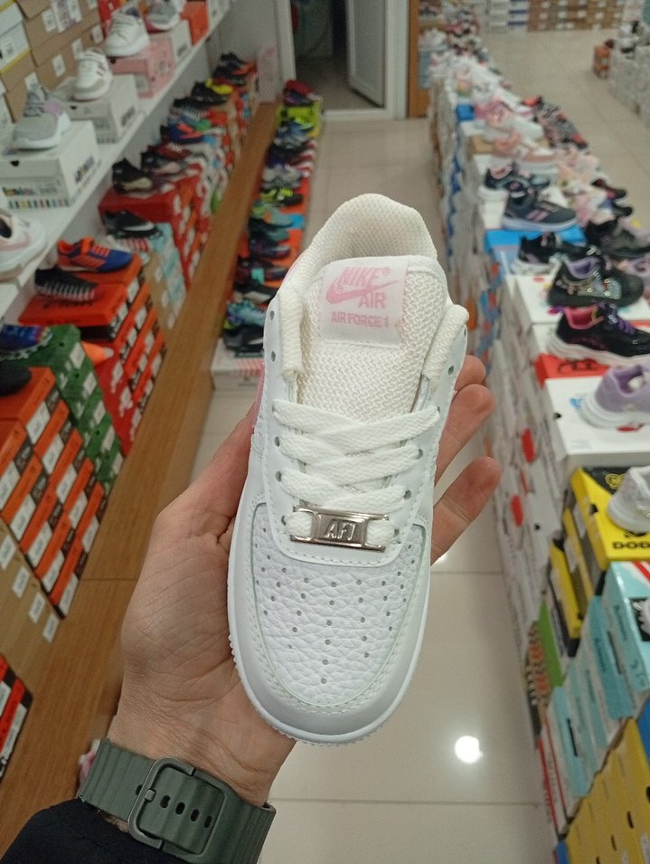 Kız Çocuk Beyaz Pembe  Spor Ayakkabı - Görsel 3