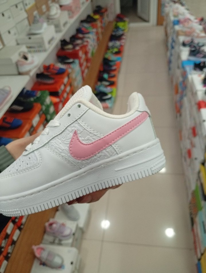 Kız Çocuk Beyaz Pembe Spor Ayakkabı - Görsel 2