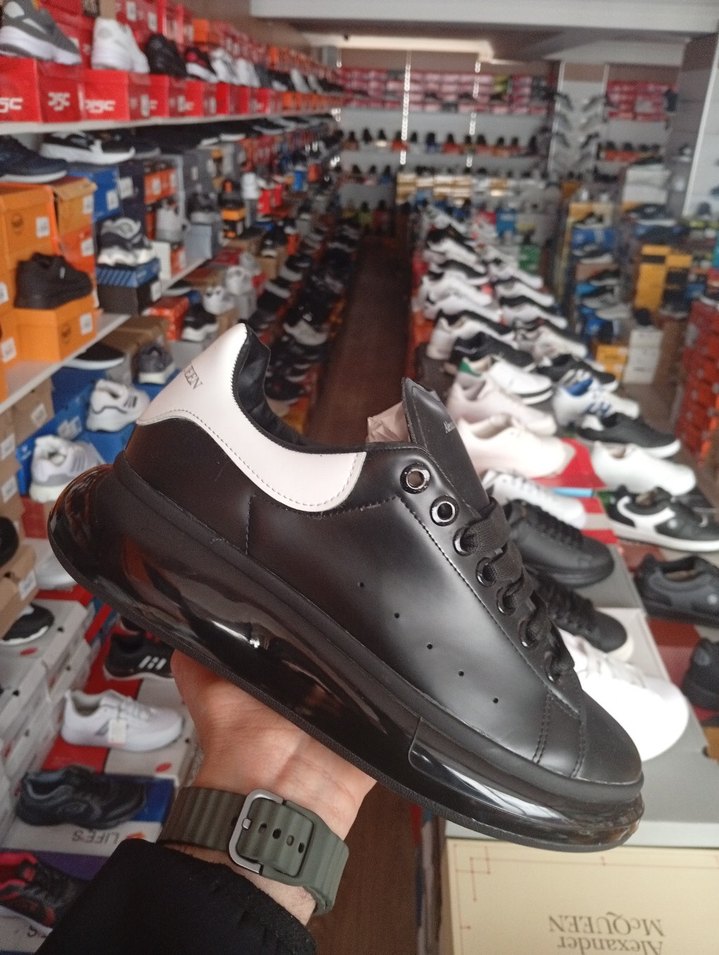 Siyah Bağcıklı Erkek Spor Ayakkabı - Görsel 2