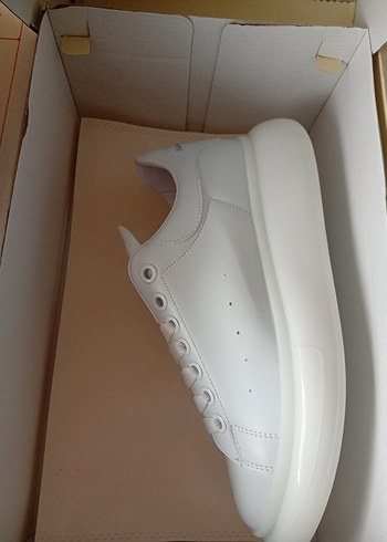 Beyaz Erkek Bağcıklı Spor Ayakkabı - Görsel 5