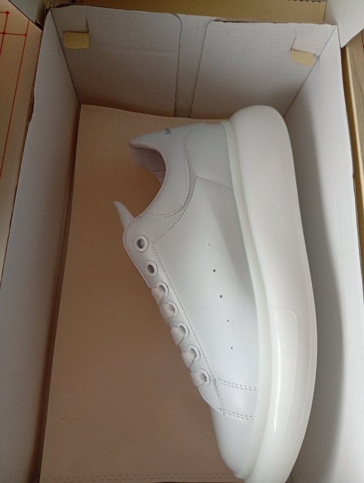 Beyaz Erkek Spor Ayakkabı Bağcıklı - Görsel 5