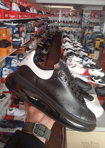 Siyah Bağcıklı Erkek Spor Ayakkabı - Görsel 2