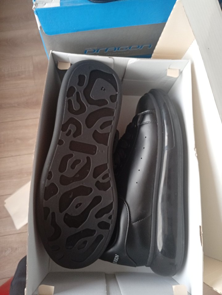 Siyah Bağcıklı Erkek Spor Ayakkabı - Görsel 4