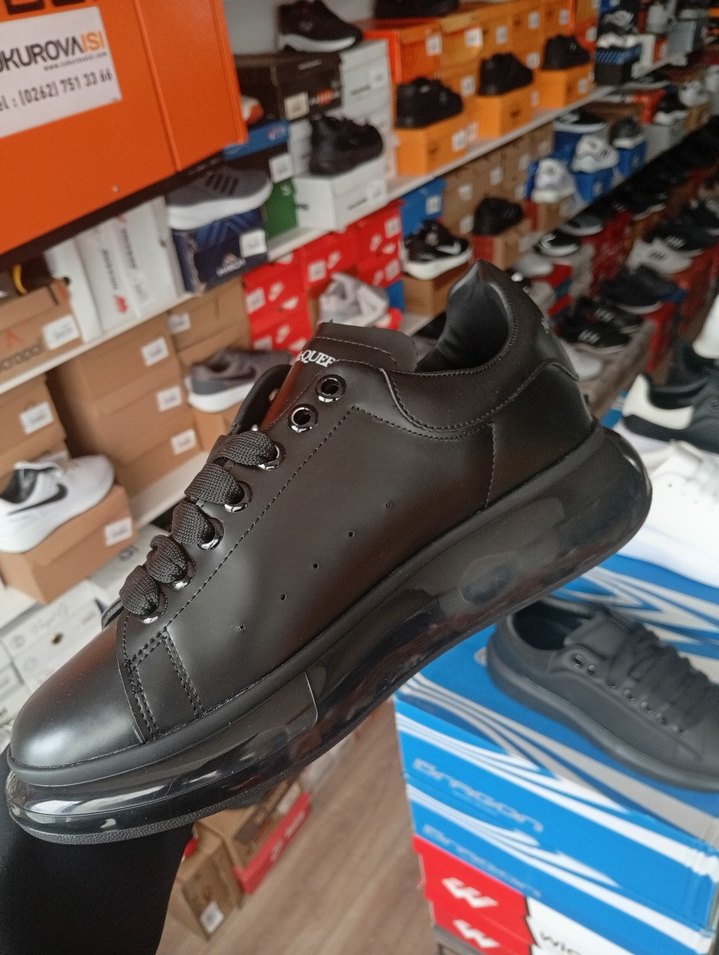 Siyah Bağcıklı Erkek Spor Ayakkabı - Görsel 3