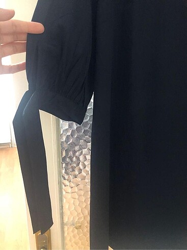 38 Beden siyah Renk H&M elbise