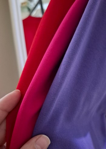 Mor Fırfırlı Nakışlı Kadın Bluz - Görsel 3