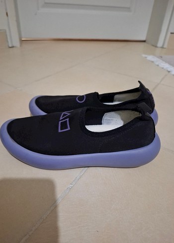 Mor Bantlı Blok Topuk Rahat Kadın Ayakkabı - Görsel 6