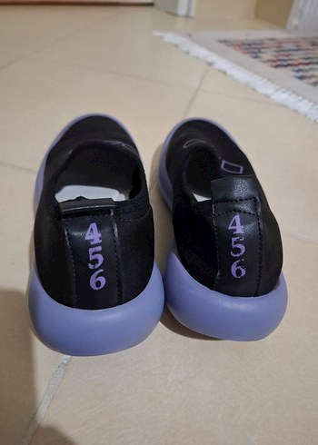 Mor Bantlı Blok Topuk Rahat Kadın Ayakkabı - Görsel 5