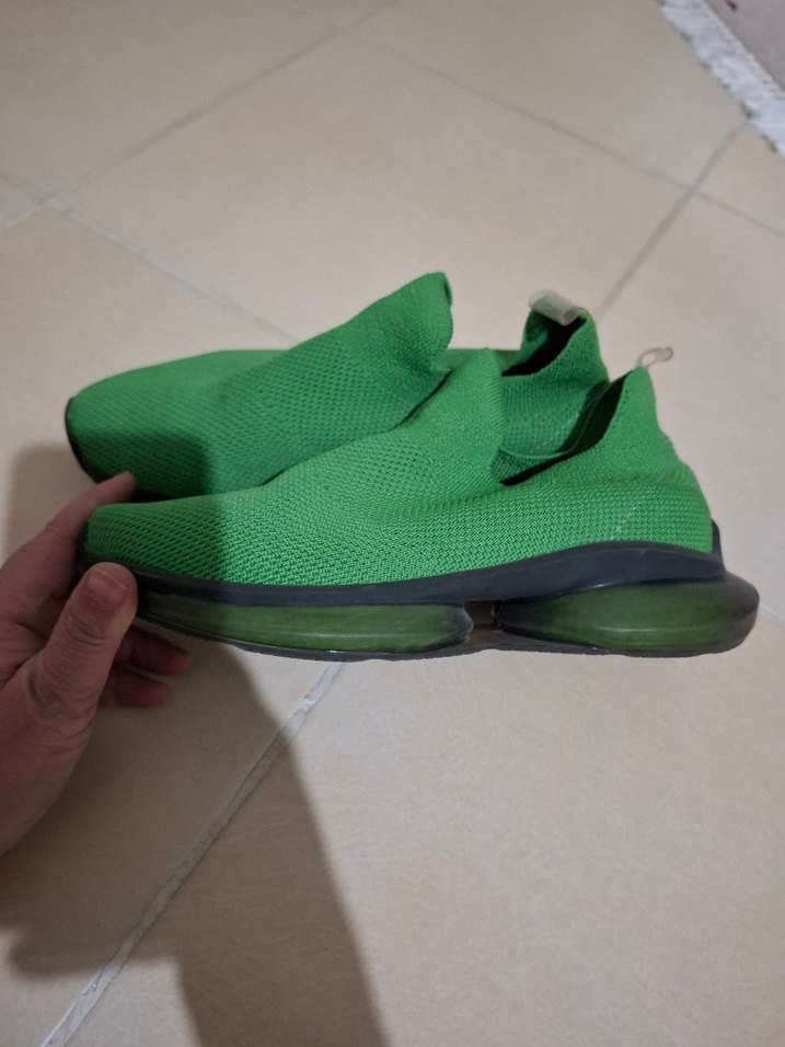 Yeşil Elastik Kadın Spor Ayakkabı - Görsel 2
