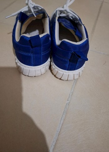 Kadın Mavi Fırfırlı Spor Ayakkabı - Görsel 4