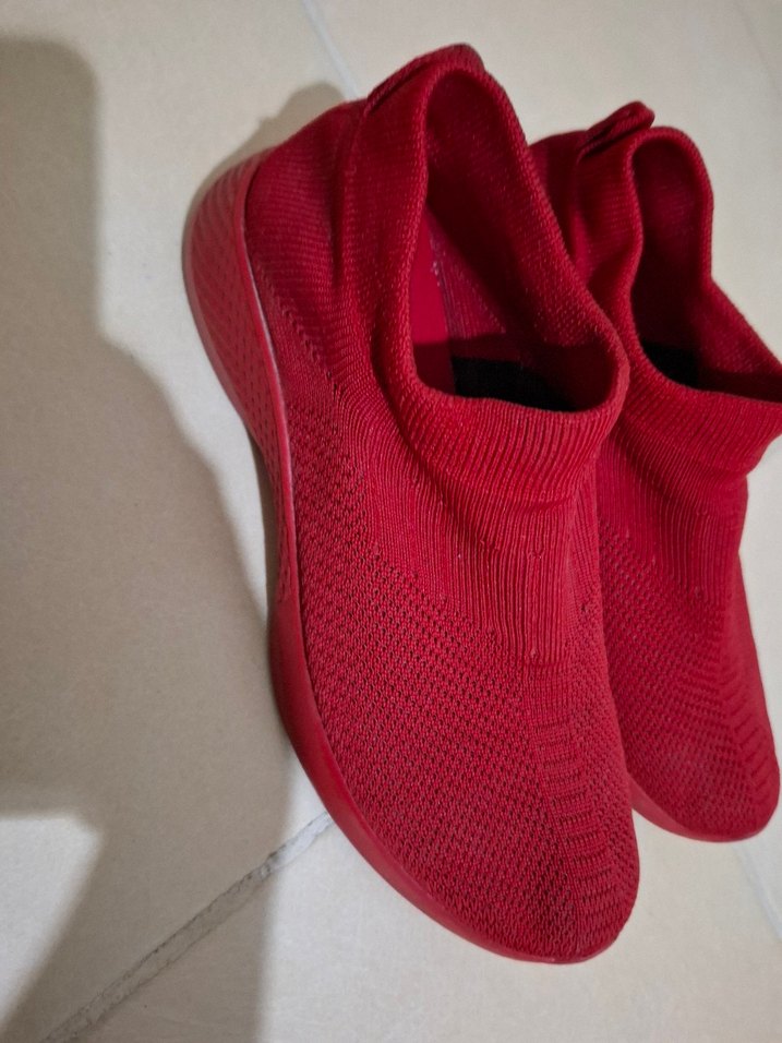 Kırmızı corap Kadın Spor Ayakkabı - Görsel 2