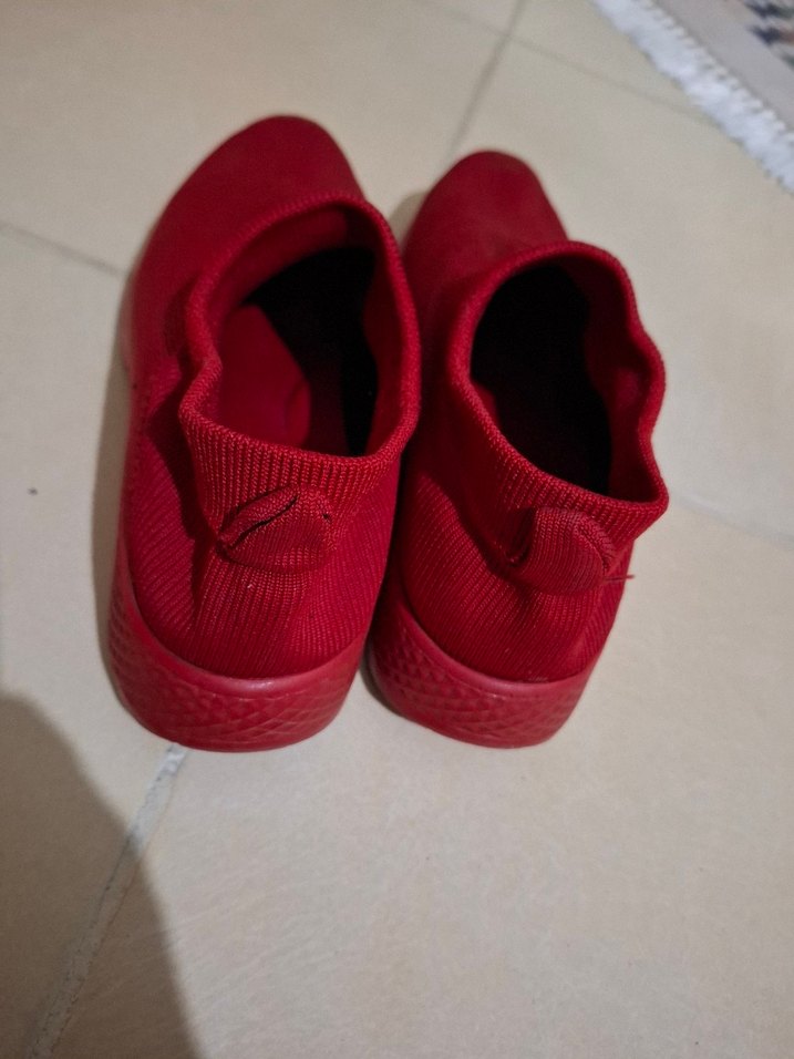 Kırmızı corap Kadın Spor Ayakkabı - Görsel 4