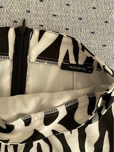 34 Beden Trendyolmilla zebra mini etek