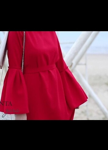 s Beden kırmızı Renk Suud Collection elbise