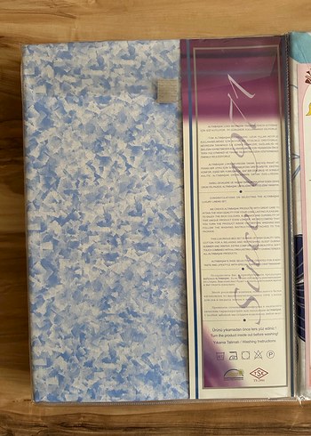 Altınbaşak Mavi Çiçek Desenli Çift Kişilik Nevresim Takım - Görsel 4