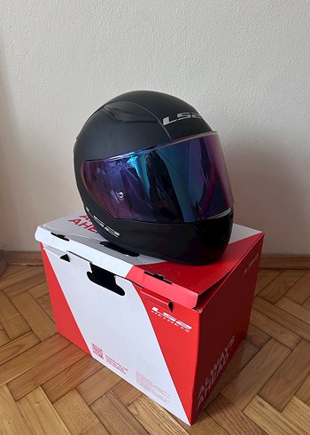 LS2 Gökkuşağı camlı Full Face Biker Motosiklet Kaskı - Görsel 2