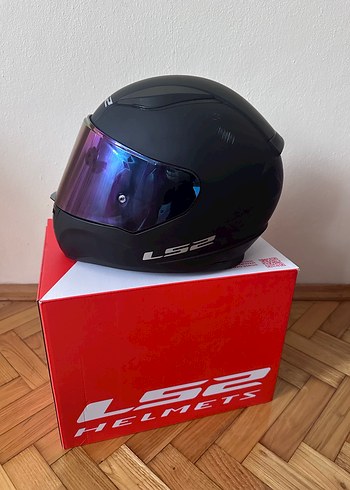 LS2 Gökkuşağı camlı Full Face Biker Motosiklet Kaskı - Görsel 4