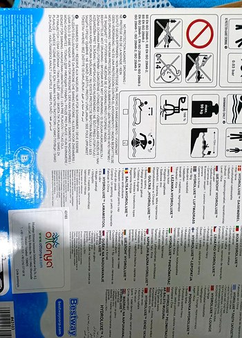 diğer Beden Bestway Deniz Yatağı Fileli Yatak 160x84 Cm Turkuaz-43103
