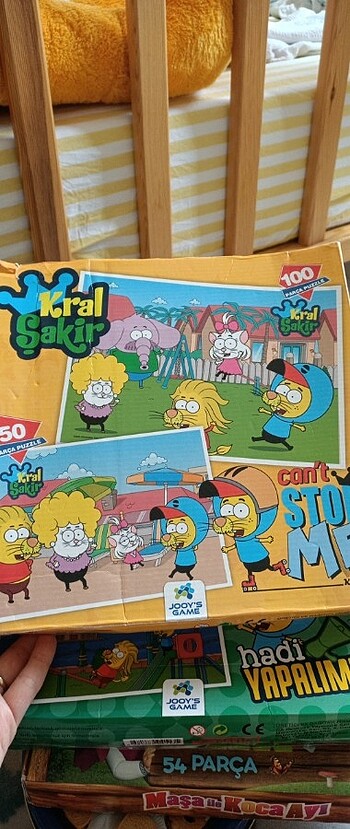 Kral Şakir Puzzle 50 ve 100lü 2 Set 