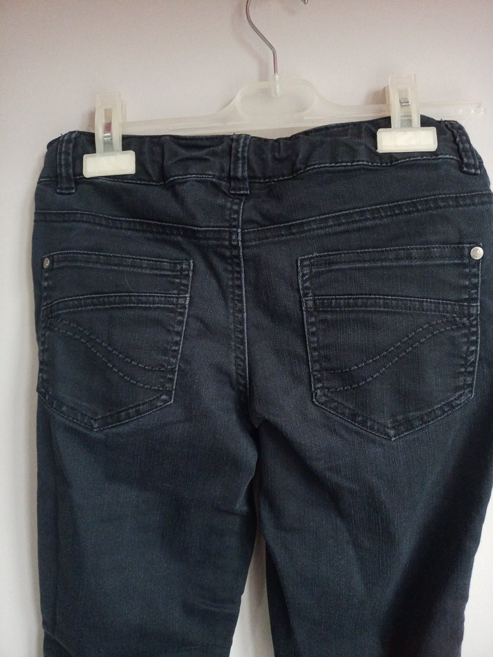 Siyah Kız Kot Pantolon - Görsel 4