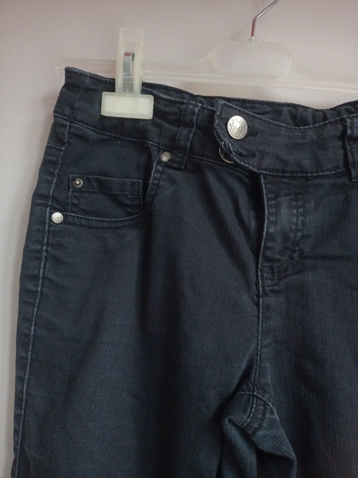 Siyah Kız Kot Pantolon - Görsel 2