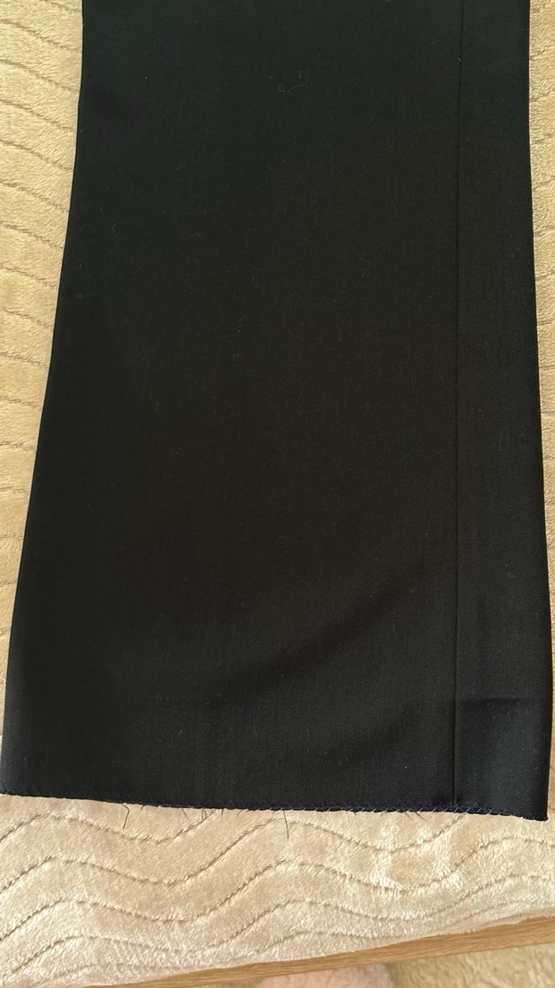 Kadın Siyah Regular Fit Kumaş Pantolon - Görsel 5