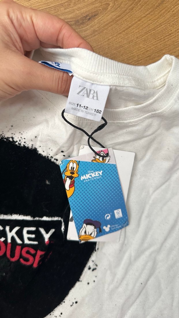 Beyaz Baskılı Erkek Çocuk Tişört - Görsel 4