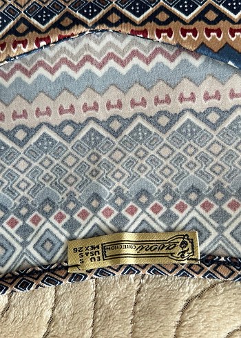 Bohem Çok Renkli Desenli Hamile Tunik - Görsel 4