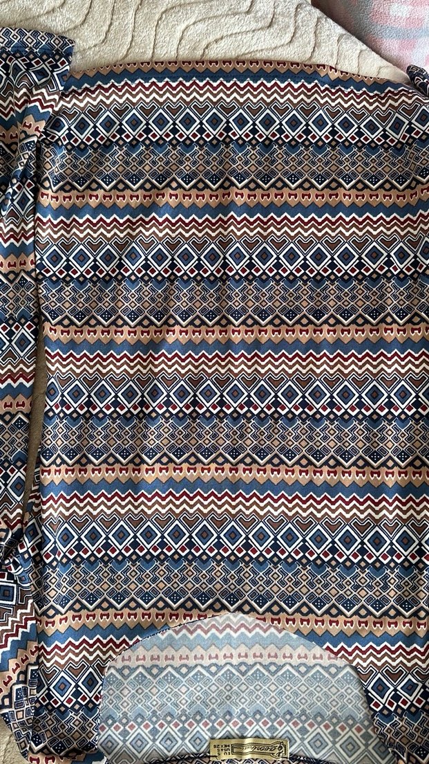 Bohem Çok Renkli Desenli Hamile Tunik - Görsel 3