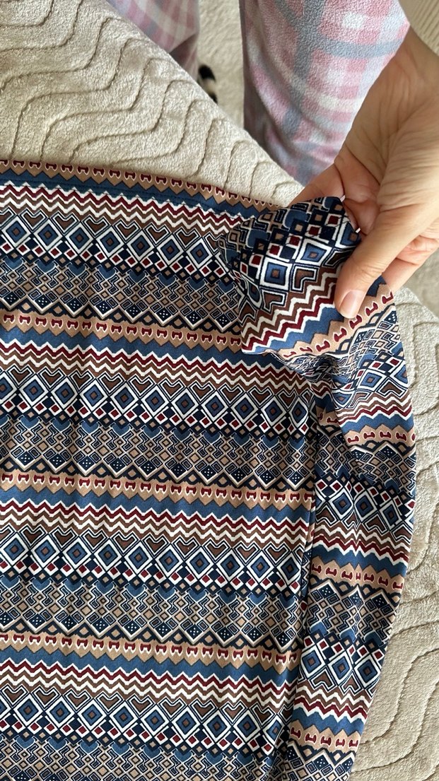 Bohem Çok Renkli Desenli Hamile Tunik - Görsel 5