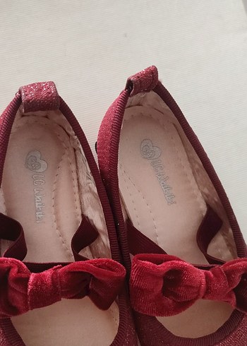 Kız Çocuk Kırmızı Babet Fiyonk - Görsel 5