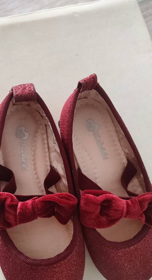 Kız Çocuk Kırmızı Babet Fiyonk - Görsel 5