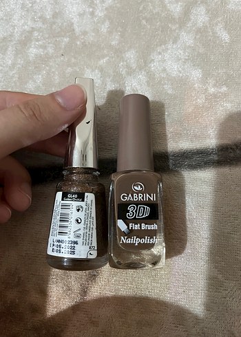 Flormar Gabrini 3D Mat Oje Bej