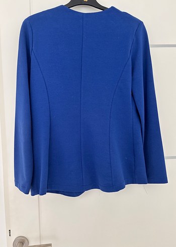Zara Düğmeli Lacivert Kadın Blazer Ceket