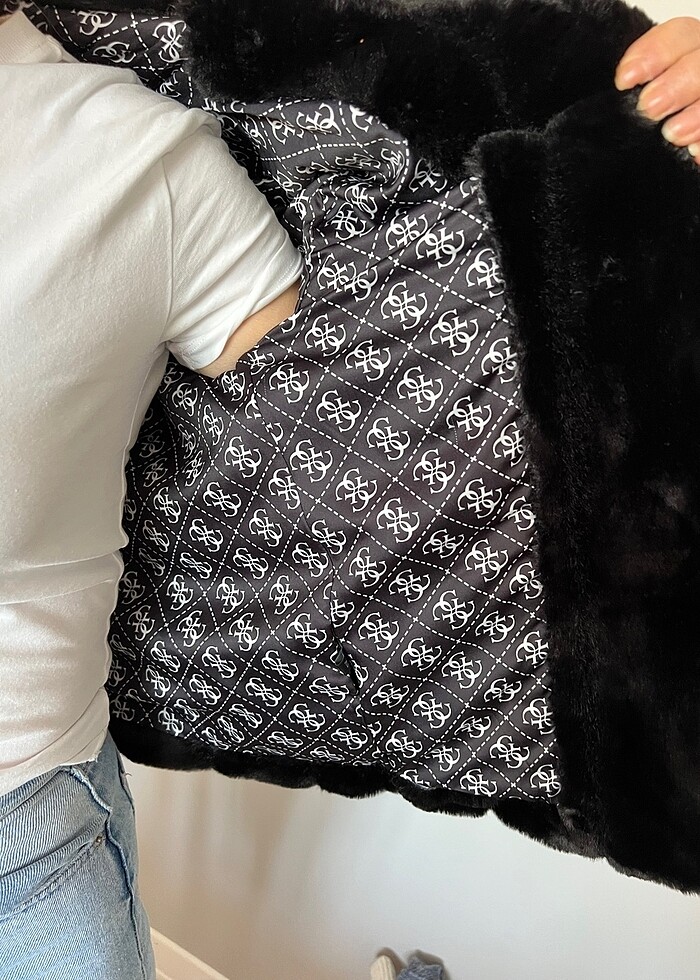 Guess kürk orjinal - Görsel 5