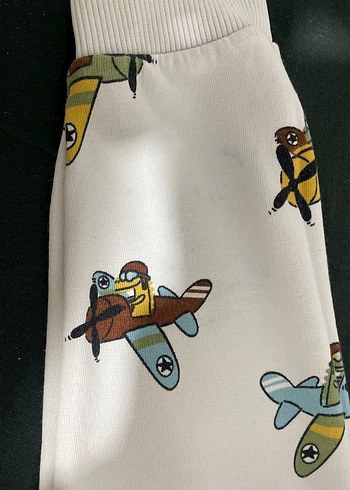 Beyaz Baskılı Erkek Çocuk Sweatshirt - Görsel 2