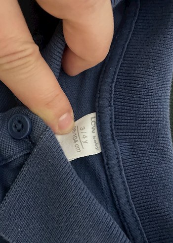 Erkek Çocuk Uzun Kollu Düğmeli Polo Tişört - Görsel 2