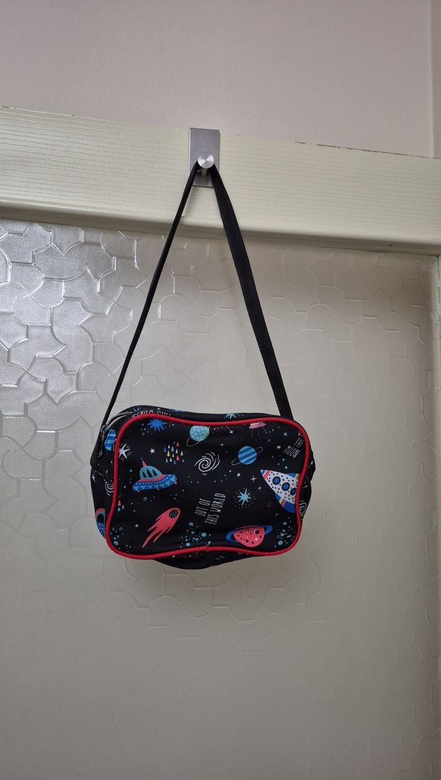 Uzay Temalı Çok Bölmeli Çocuk Sırt Çantası - Görsel 4