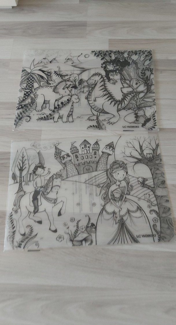 Çocuklar için 2'li Siyah Beyaz Puzzle - Görsel 2