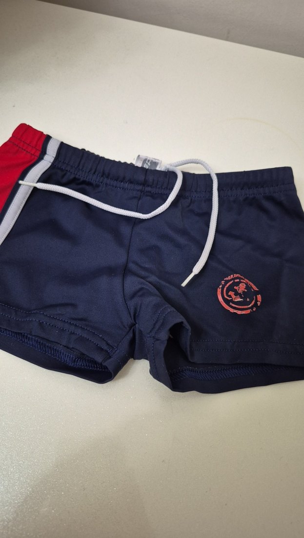 Erkek Çocuk Lacivert Kırmızı Mayo - Görsel 2