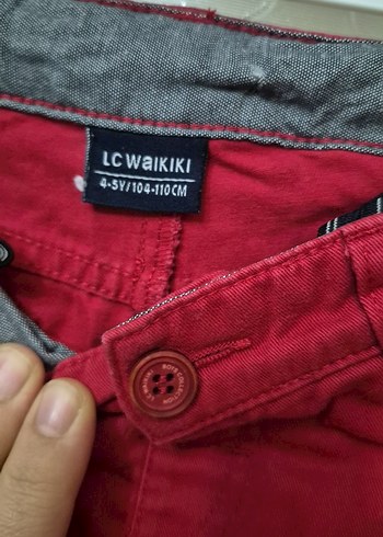 lcw 4-5 yaş Kırmızı Erkek Çocuk Pantolonu - Görsel 3