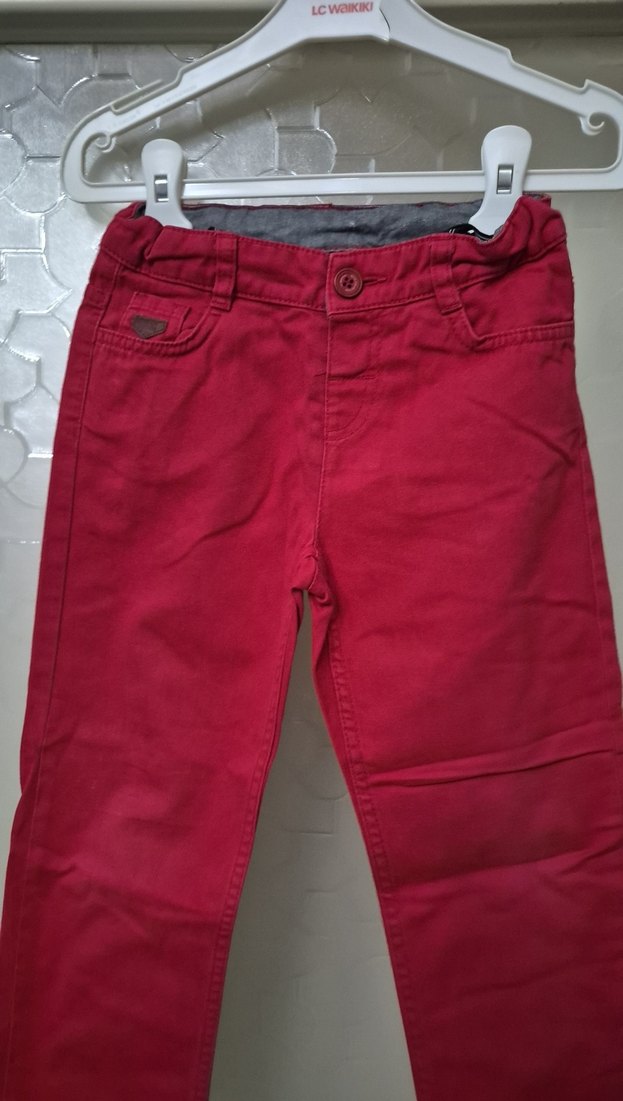 lcw 4-5 yaş Kırmızı Erkek Çocuk Pantolonu - Görsel 2