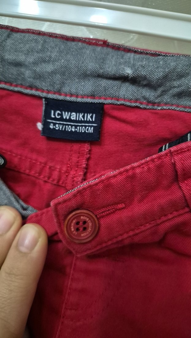 lcw 4-5 yaş Kırmızı Erkek Çocuk Pantolonu - Görsel 3