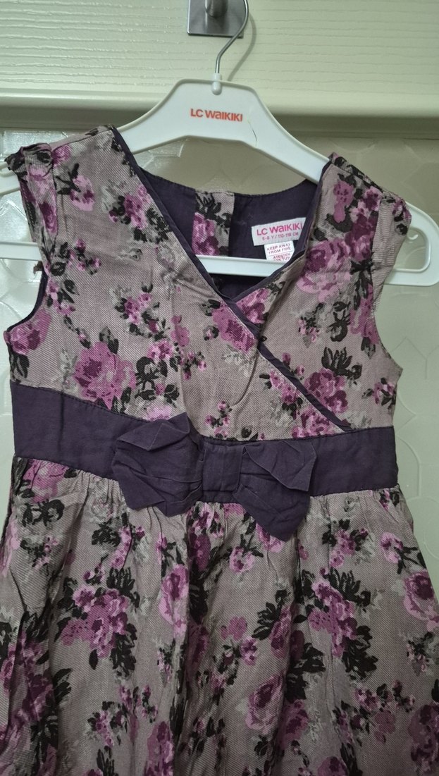 lcw  5-6 yaş Çiçekli Elbise - Görsel 2