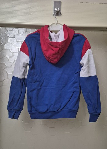 5 yaş Adidas Kapüşonlu Renkli Erkek Sweatshirt - Görsel 3