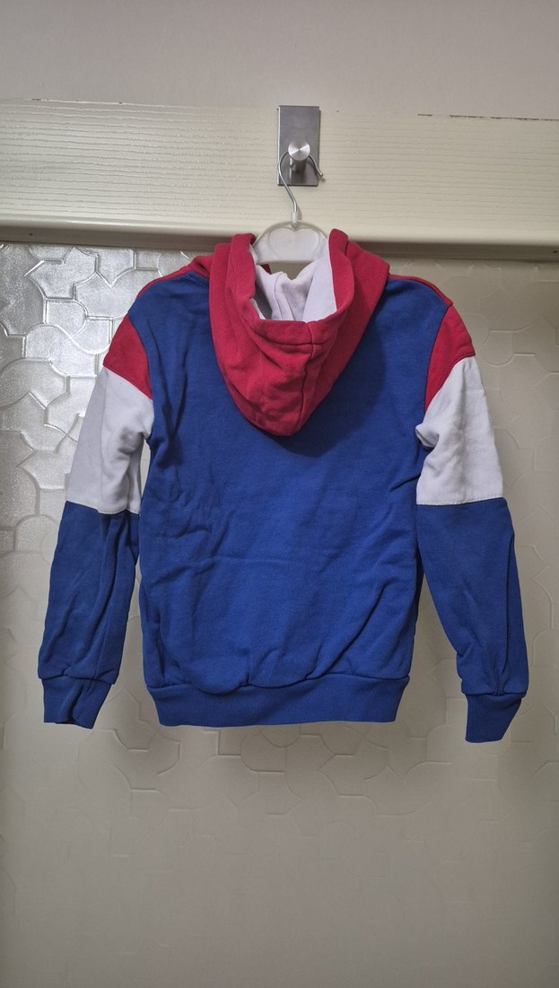 5 yaş Adidas Kapüşonlu Renkli Erkek Sweatshirt - Görsel 3