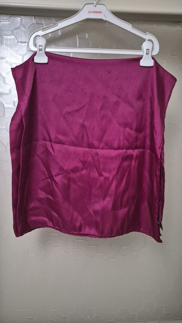 orkide  Parlak Kadın eşarp - Görsel 3