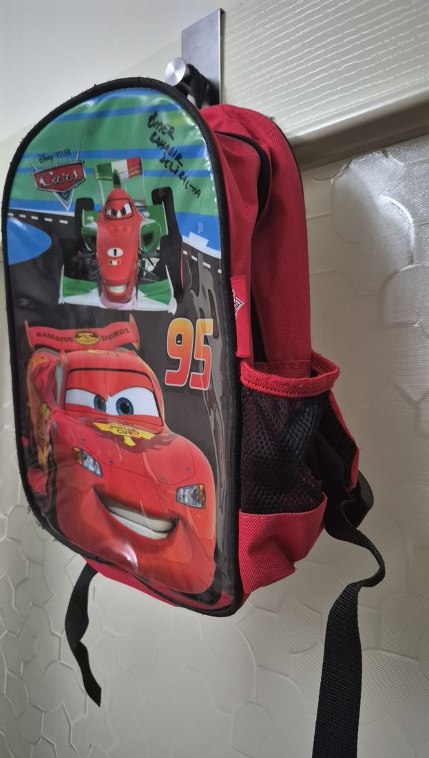 Renkli Kırmızı Çocuk AnaOkul Çantası - Görsel 3